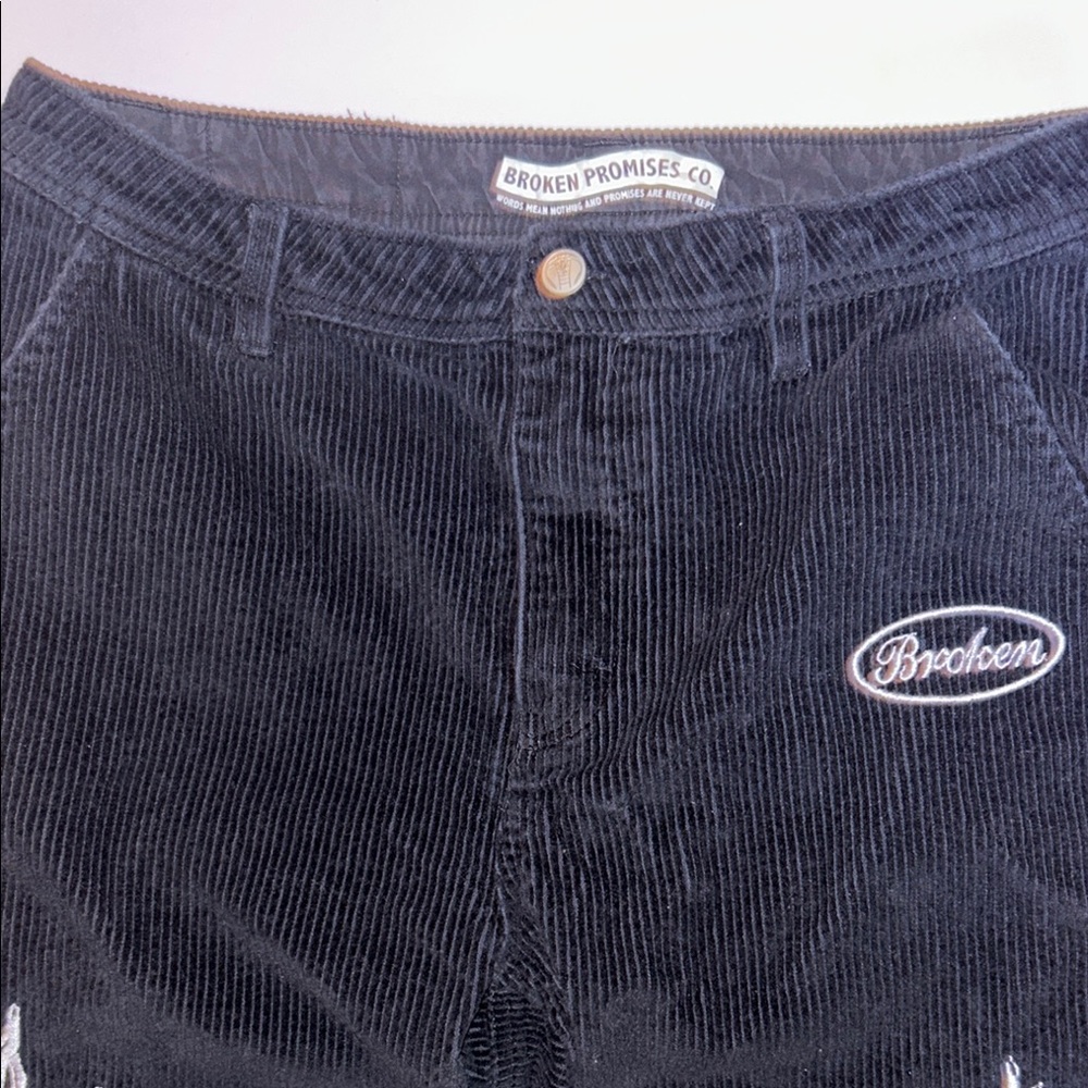 Broken Promises Nashville Black Corduroy Pants